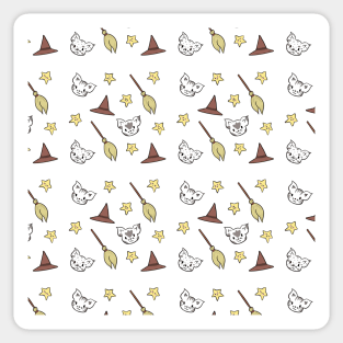 Halloween Party Kawaii Style Pattern Sticker